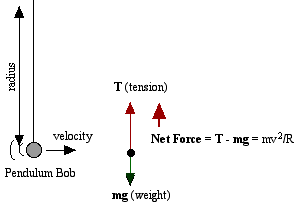 centripetal force free body diagram